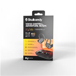 SKULLCANDY Push Active True Wireless Earbuds, True Black/Orange