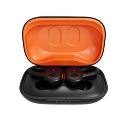 SKULLCANDY Push Active True Wireless Earbuds, True Black/Orange