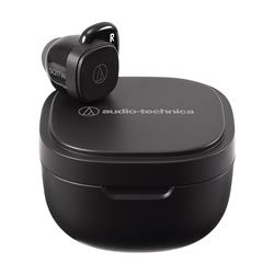 AUDIO-TECHNICA ATH-SQ1TWBK True Wireless Earbuds, Black