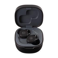 AUDIO-TECHNICA ATH-SQ1TWBK True Wireless Earbuds, Black