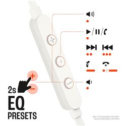 JBL Tune 310C USB Écouteurs avec prise, Blanc