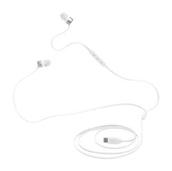 JBL Tune 310C USB Écouteurs avec prise, Blanc