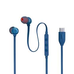 JBL Tune 310C USB Écouteurs avec prise, Bleu