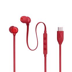 JBL Tune 310C USB Écouteurs avec prise, Rouge