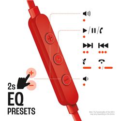 JBL Tune 310C USB Écouteurs avec prise, Rouge