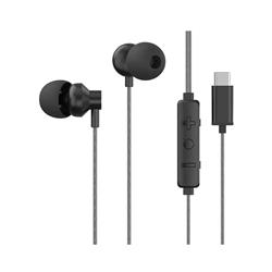 HP DHH-1127 Wired Type-C In-ear Earphone, Black