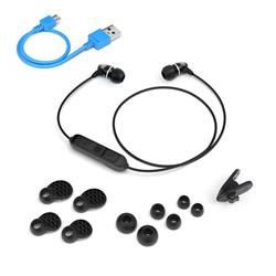 JLab Audio Metal Bluetooth Wireless Rugged Earbuds Black IFCEBMETALRBL