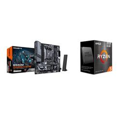 AMD Ryzen 5 5600X3D CPU + GIGABYTE B550M GAMING X WIFI6 Motherboard