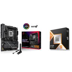 AMD R9 9950X3D CPU + ASUS ROG STRIX X870E-H GAMING WIFI7 Motherboard