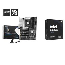Intel Core Ultra 7 270K CPU + MSI PRO Z890-S WIFI Carte mère