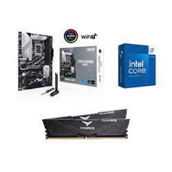 Intel Core i7-14700K CPU + ASUS Z790 GAMING WIFI7 Motherboard + T-Force 32GB D5 6000MHz RAM