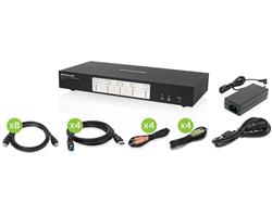 IOGEAR (GCS1944H) 4-PORT 4K DUAL VIEW KVMP WITH HDMI