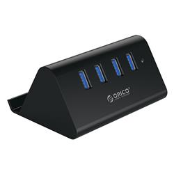 Orico 4-Port USB 3.0 Hub with Phone/Tablet Stand and 100m Cable(Open Box)