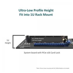 Vantec M.2 NVMe PCIe x4 Low Profile Card with 22110 Length Support(Open Box)