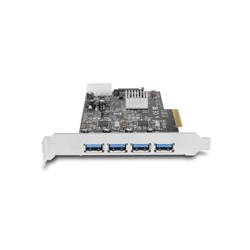 Dual Chip 4-Port Dedicated 10Gbps USB 3.1 Gen 2 PCIe Host Card(Open Box)