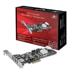 Vantec Controller card UGT-PCE430-2C Dual Chip 4Port Dedicated 5Gbps USB3.0 PCI-Express Host Card Retail