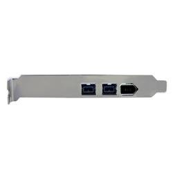 STARTECH 3 Port 2b 1a 1394 PCI Express FireWire Card Adapter (PEX1394B3)