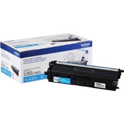 BROTHER TN431C Original Toner Cartridge, Cyan - Laser - Standard Yield