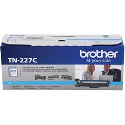 BROTHER TN-227C Original Toner Cartridge - Cyan - Laser - High Yield