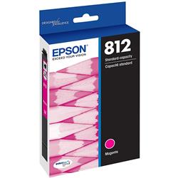 EPSON T812 Standard Capacity Magenta Ink Cartridge with Sensormatic