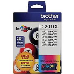 BROTHER LC-201 Tri-Color Ink Cartridge