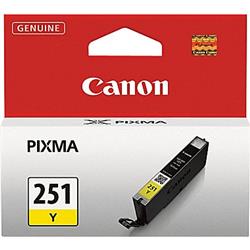 CANON CLI-251Y Ink Cartridge - Yellow (6516B001)