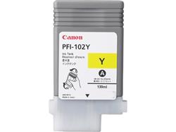 Canon (PFI-102Y) - Réservoir d'encre jaune pour imprimantes Canon (0898B001)