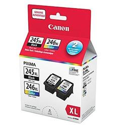 CANON PG-245 XL/CL-246 XL Black and Color Ink Cartridge Value Pack