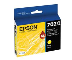 Epson T702 DuraBrite Ultra XL Yellow Ink Cartridge Sensormatic | T702XL420-S