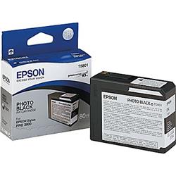 Epson T5801 Photo Black Ultrachrome K3 Ink Cartridge | T580100