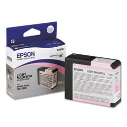 Epson (UltraChrome K3 / T5806) - Cartouche d'encre magenta clair pour imprimantes Epson (T580600)