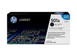 HP 501A (Q6470A) Black Original LaserJet Toner Cartridge