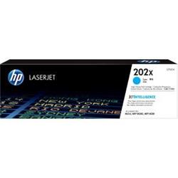 HP 202X Original Toner Cartridge - Cyan - High Yield - 2500 Pages(CF501X)