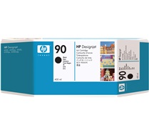 HP #90 Black Ink Cartridges - 400 ml (C5058A)