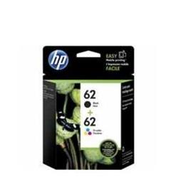 HP 62 Black & Tri-colour Original Ink Cartridges, 2 pack