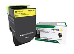 Lexmark 71B10Y0 CS/X317/417/517 Yellow Toner (part no:  71B10Y0 ) - (Empty Toner Needed)