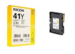 RICOH GC41Y YELLOW INK TANK FOR USE IN AFICIO SG3100SNW SG3110DN SG3110DNW SG7199DN ESTIMATED YIELD 2,200 PAGES