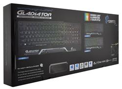 Dragon War Gladiator Semi Mechanical Gaming Keyboard Black GK-008