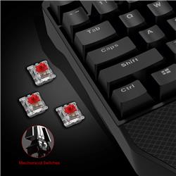 Rii All Keys PC Mechanical Gaming Keyboard K66 Anti ghosting(Open Box)