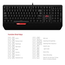 Rii All Keys PC Mechanical Gaming Keyboard K66 Anti ghosting(Open Box)