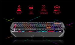 G.SKILL RIPJAWS KM780R Mechanical Gaming Keyboard, RGB, Cherry MX Brown (GK-KCL1C3-KM780RS10NA)