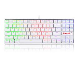 Redragon K552 Mechanical Gaming Keyboard 80% Compact 87 Key Kumara Wired  Blue Switches for Windows PC Gamers (RGB Backlit W...