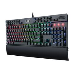 Redragon K550RGB-1 Mechanical Gaming Keyboard, Purple Switch, RGB LED Backlit, Macro Recording, Wrist Rest, Volume Control, Ful