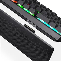 Redragon K512RGB Membrane Gaming Keyboard with Detachable Wrist Rest