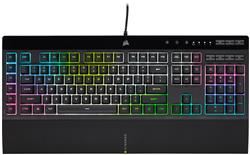 Corsair K55 RGB Pro XT Gaming Keyboard, Backlit RGB LED, Black (CH-9226715-NA)