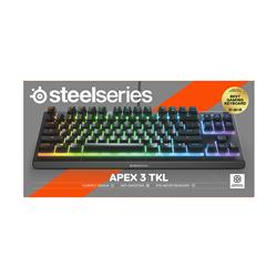 Clavier de jeu STEELSERIES Apex 3 TKL RVB - Facteur de forme compact sans clé pour les sports électroniques - Éclairage RVB ...