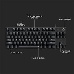 LOGITECH G413 TKL SE Wired Gaming Keyboard(Open Box)