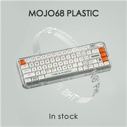 MELGEEK Mojo68 Keyboard - Plastic - Gateron Pro Brown