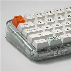 MELGEEK Mojo68 Keyboard - Plastic - Gateron Pro White(Open Box)