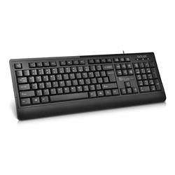 DELUX Standard Keyboard Black With USB Connector